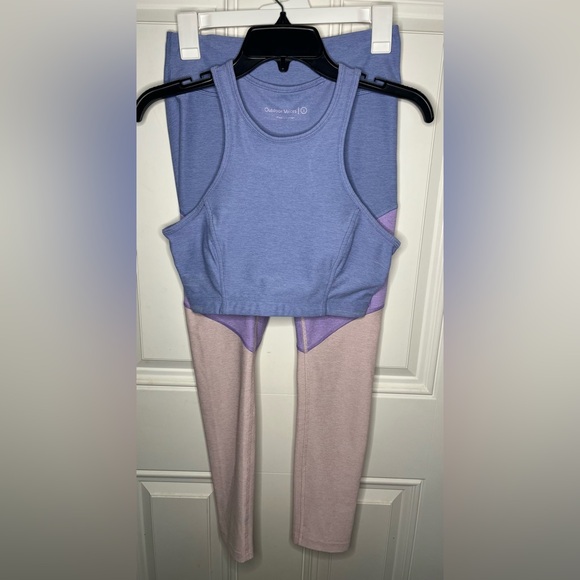 NEW Outdoor Voices activewear bra and leggings set size small lilac/lavender - Picture 3 of 9